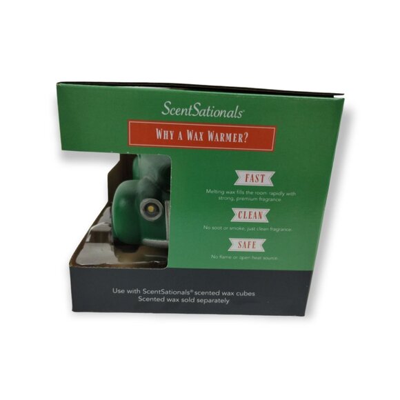 ScentSationals Green Retro Style Truck Hot Plate Wax Warmer New in Box - Picture 5 of 8